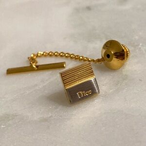 Auth Dior Tie Tack Vintage